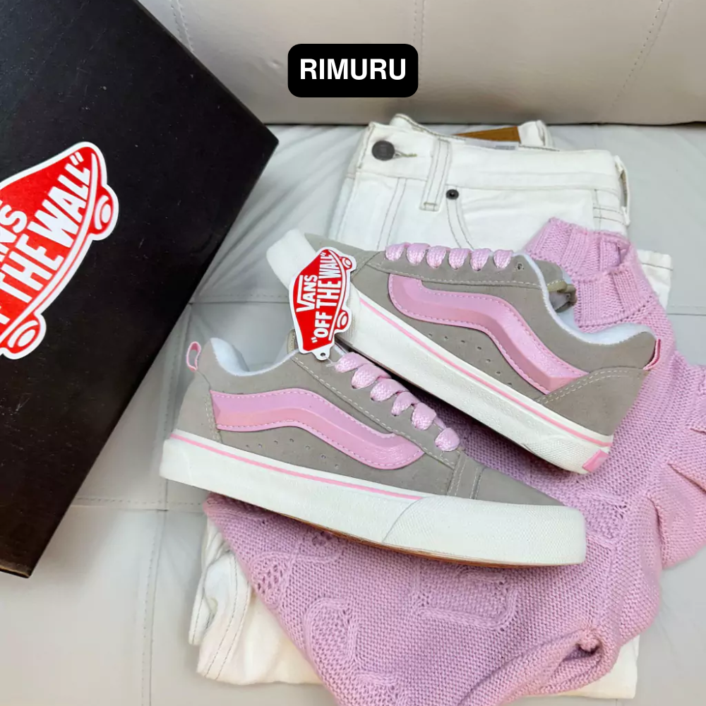 VANS KNU SKOOL Gris/Rosa