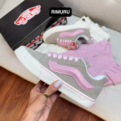 VANS KNU SKOOL Gris/Rosa